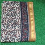 Cotton kalamkari print saree,