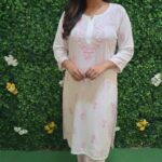 Chikankari kurthi