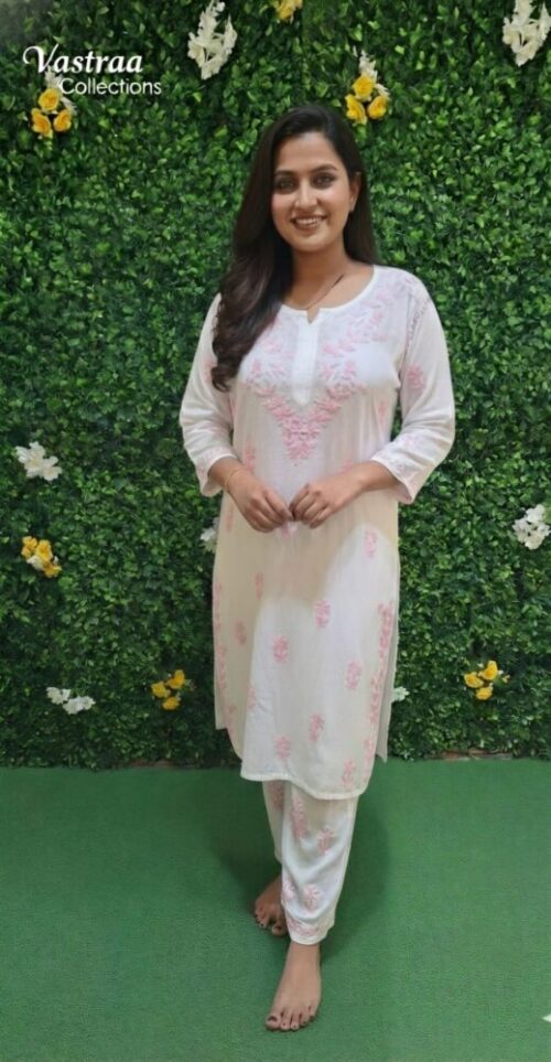 Chikankari kurthi