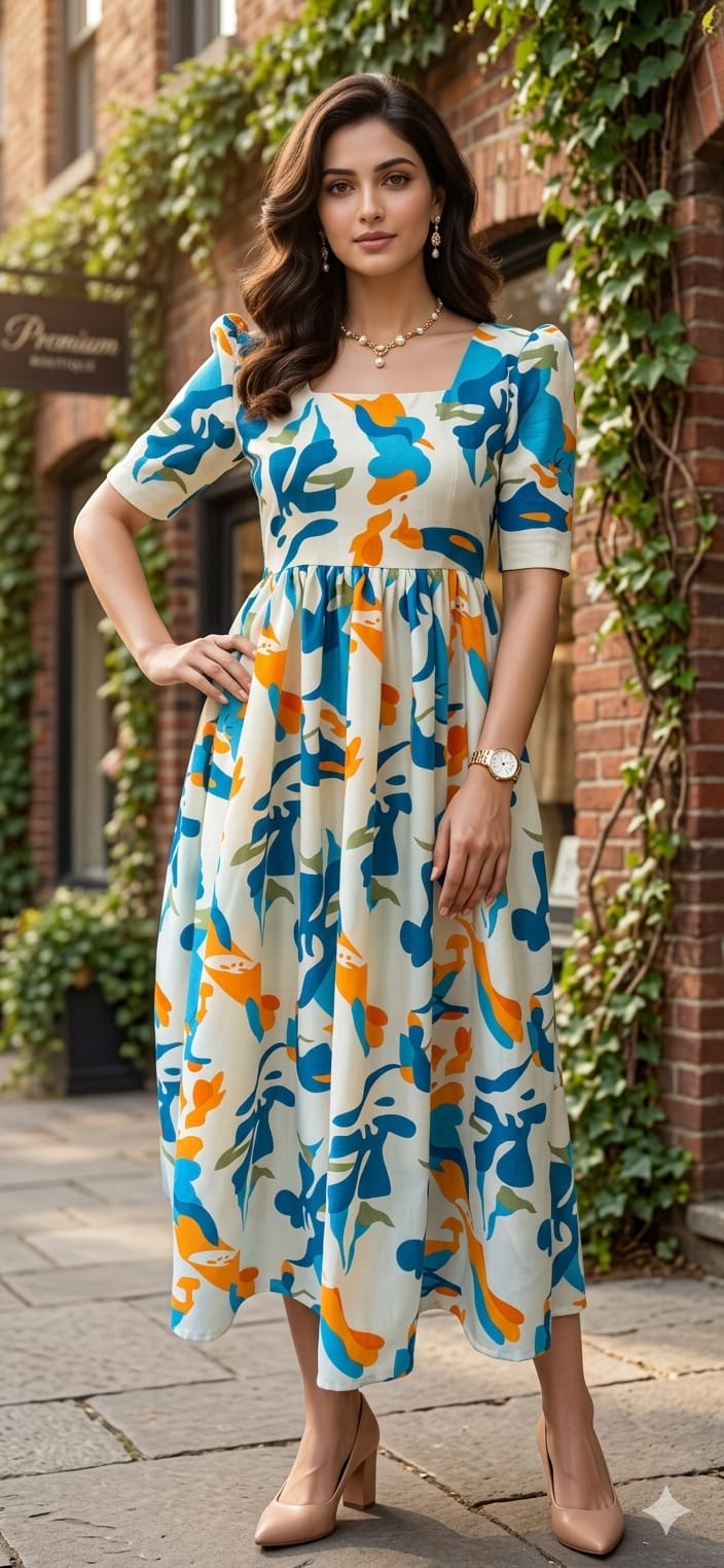 COTTON PRINTED FROCK