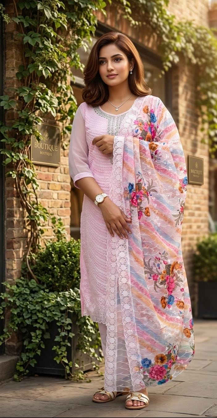 3 PIECE CHURIDAR SET