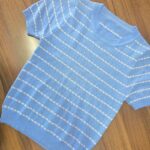 Girls Short-Sleeved Knit Top