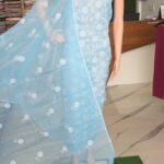 Embroidered Net Kota 3 Piece Set