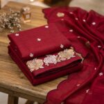 Vichitra Silk Unstitched Salwar Suits