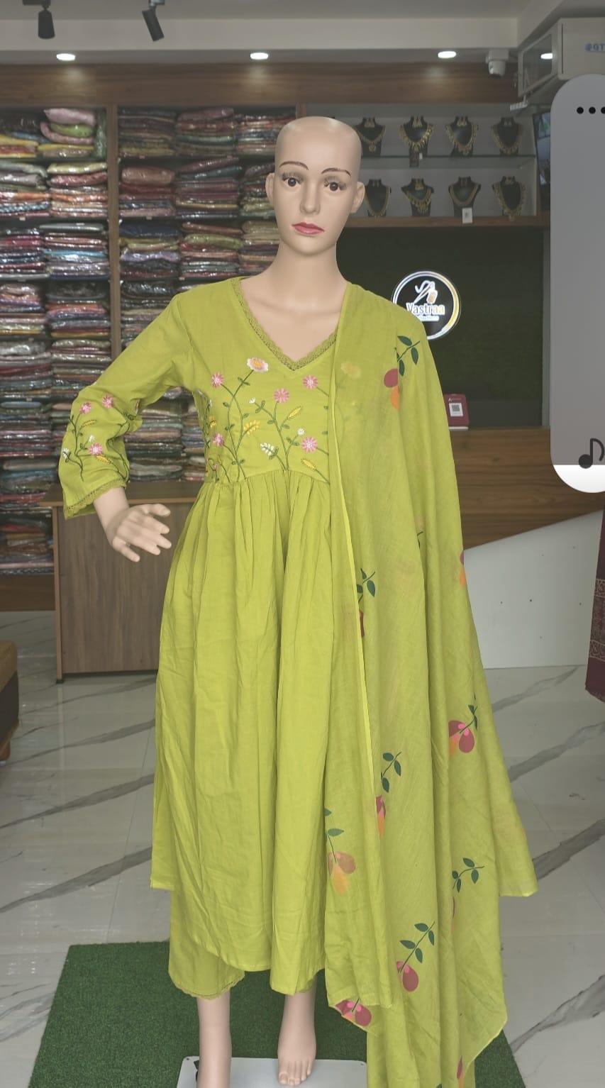 3PIC COTTAN SALWAR SET