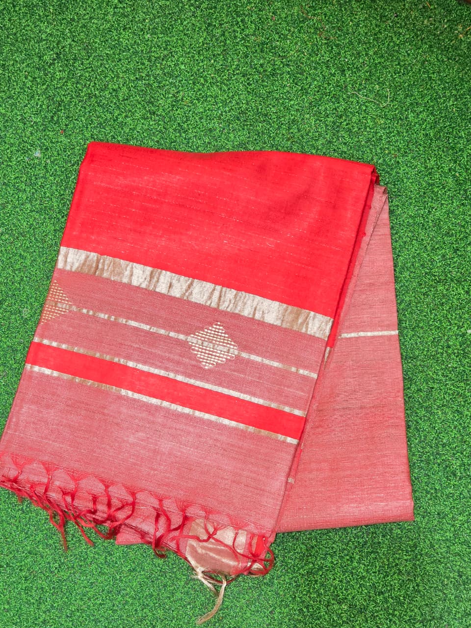 PURE TASSER SILK SAREE