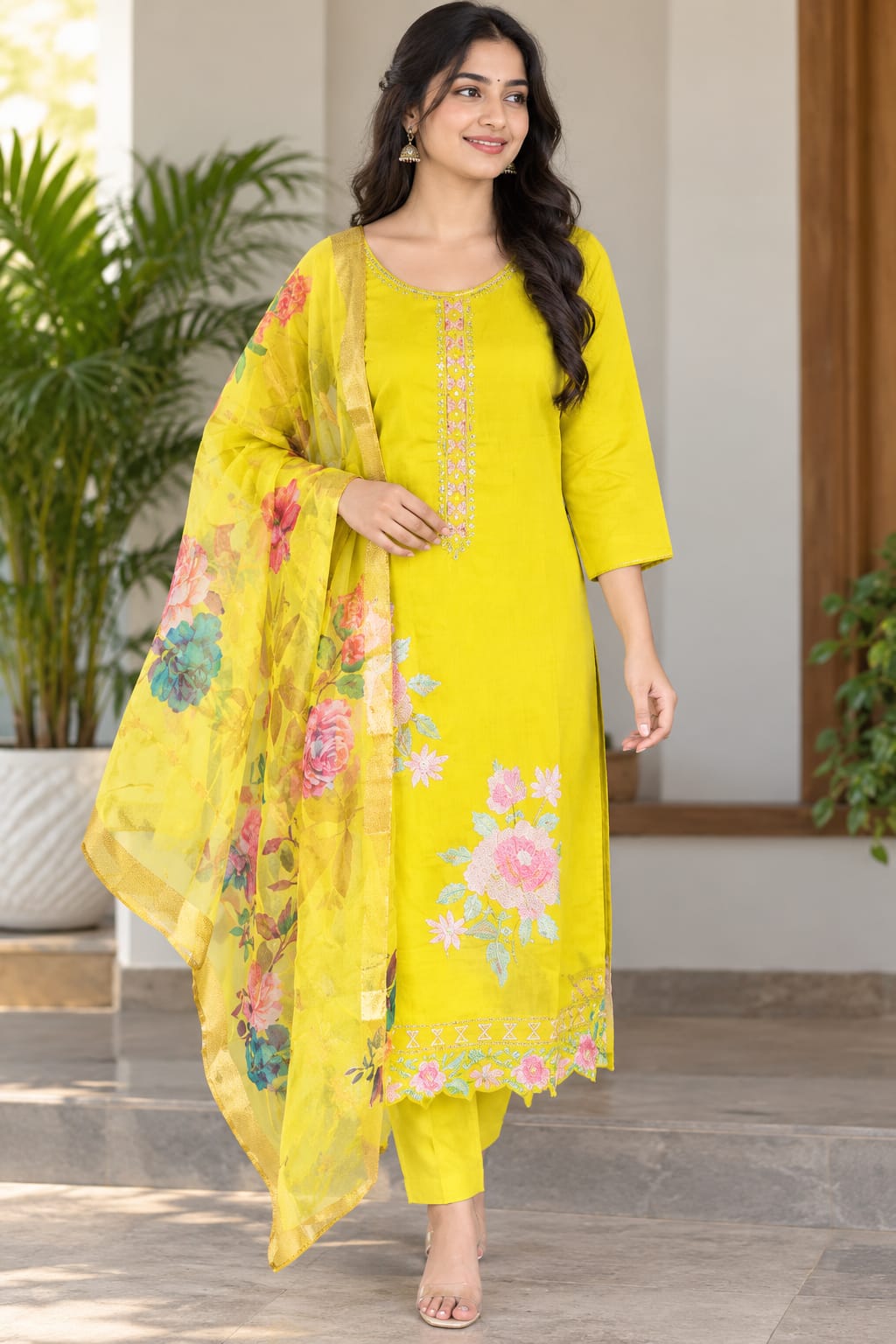 SILK PRINTED SHAWL