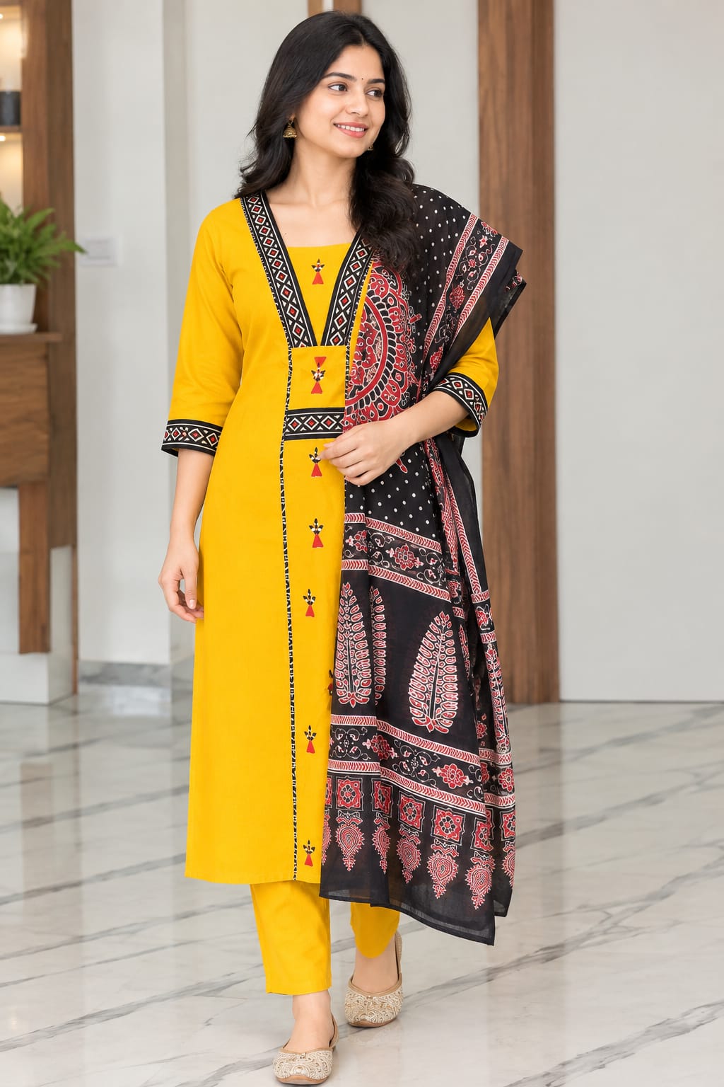 COTTAN 3 PICS SALWAR SET