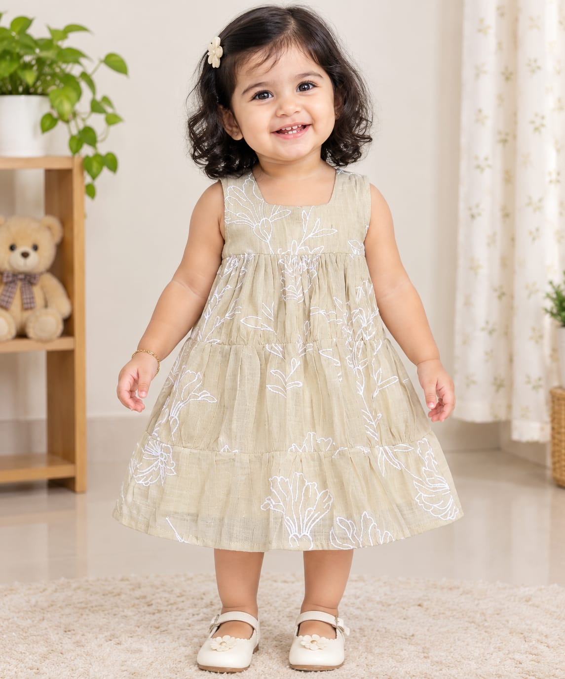 MAL CHANDERI KIDS FROCK