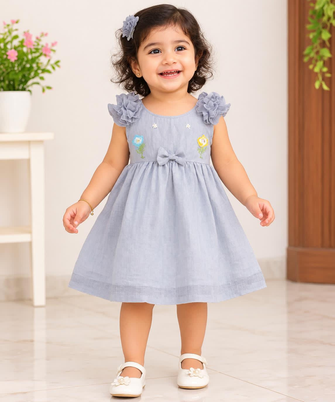 MAL CHANDERI KIDS FROCK