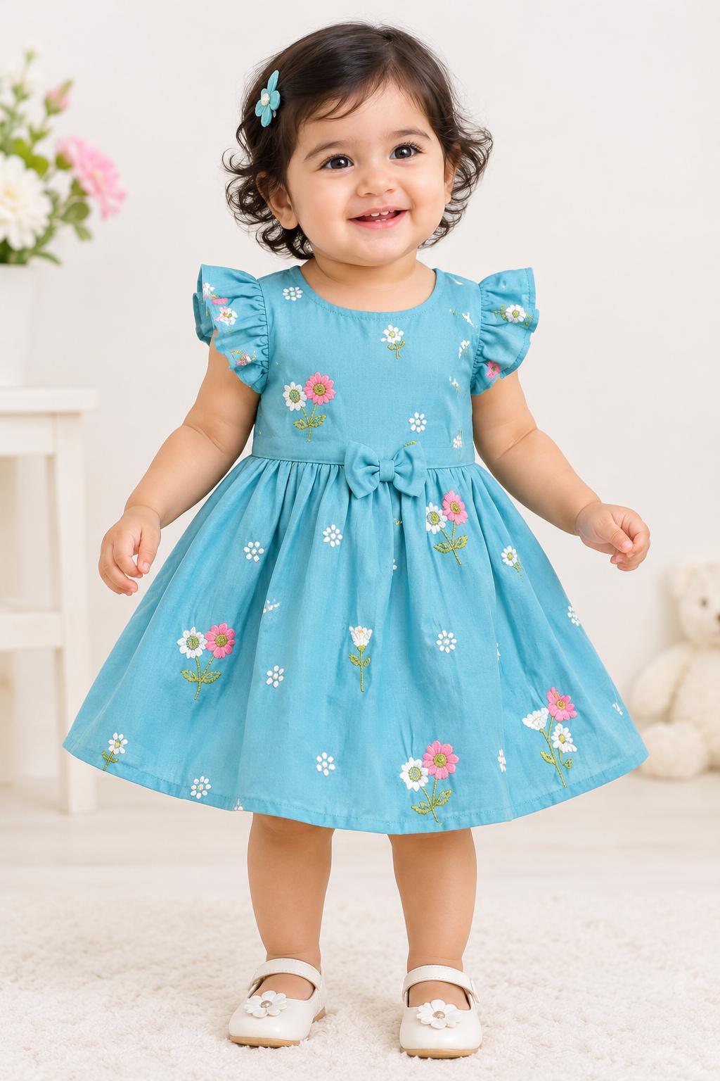MAL CHANDERI KIDS FROCK
