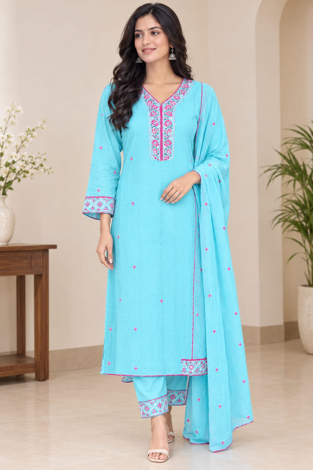 COTTAN 3 PIC SALWAR SET